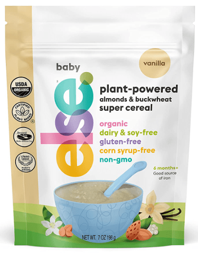 Else brand baby organic cereal