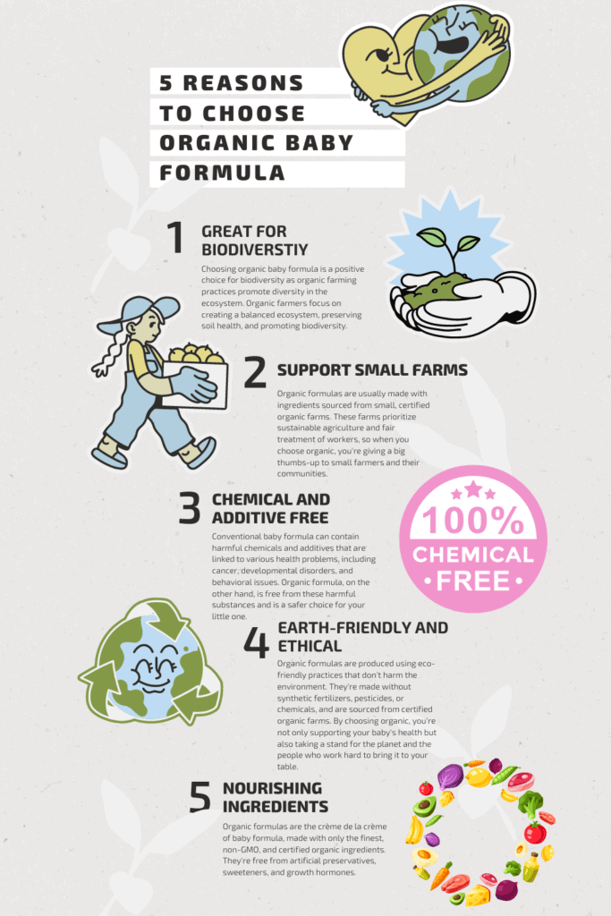 5 reasons why organic baby formula is better. 