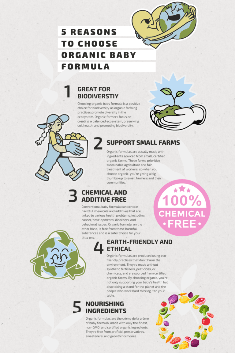 5 reasons why organic baby formula is better.